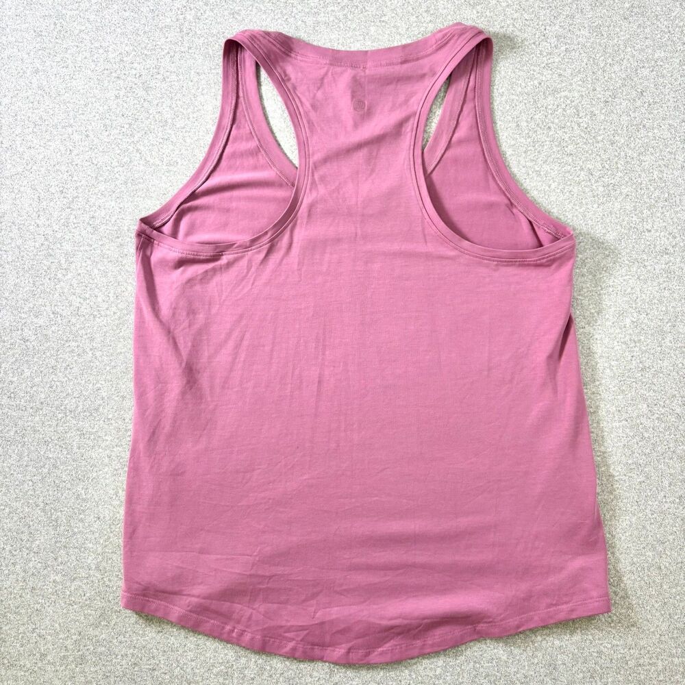 NWT Lululemon Love Tank Top Size 10 Pink Pima Cotton Racerback - Picture 4 of 8